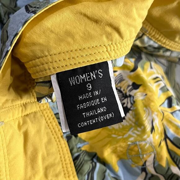Patagonia Womens Pataloha Board Shorts Yellow Floral Print Size 6 - Picture 4 of 8